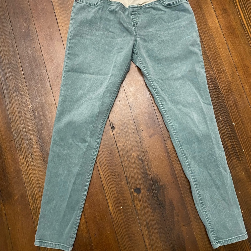 Green Maternity Jeans size 8